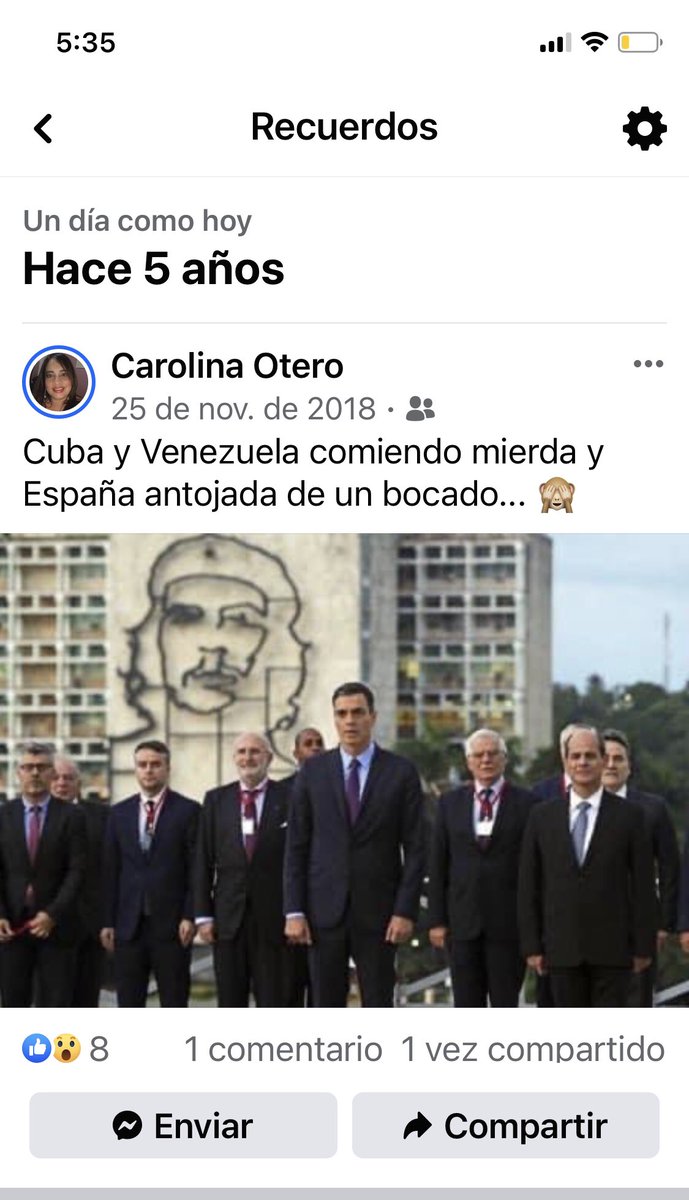 Lamentablemente no me equivoqué...