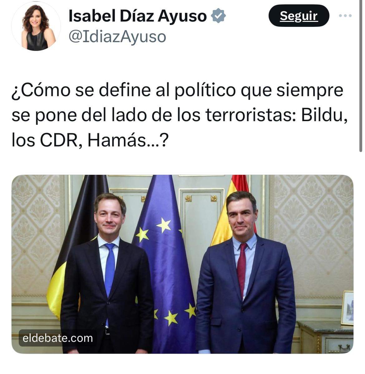 Gurutxe1's tweet image. Y a la política que apoya al genocida Netanyahu, y que además es responsable de la muerte de 7.291 ancianos, como le defines tú, @IdiazAyuso ??