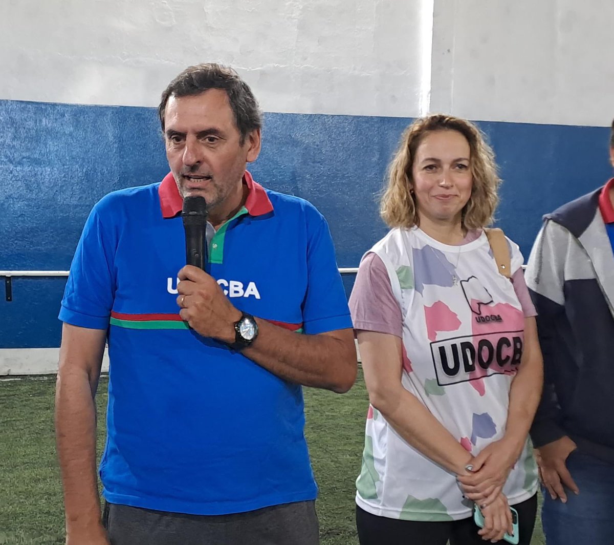 udocbacentral's tweet photo. Culminaron las Finales de Deportes Mar del Plata en el Polideportivo Morumbí y el Club Atlético Quilmes.  En un ambiente de compañerismo y fraternidad, nuestro Secretario General @AlejandrooSalce encabezó el cierre de la  jornada en ambas sedes junto a la Sec. Adj @adrianamonje80 https://t.co/CdVWYcvTMt