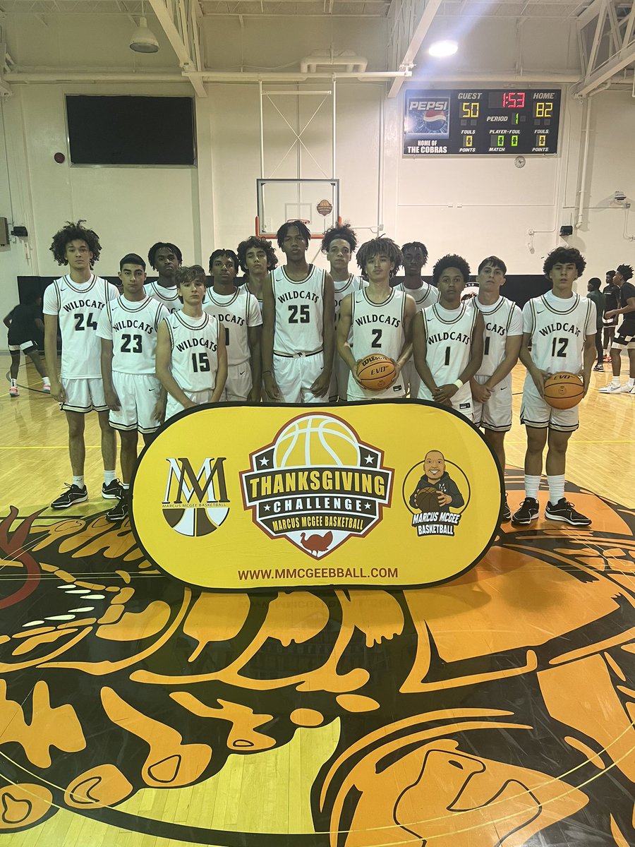 MMcGeeBball's tweet photo. Final Score at the MMB Thanksgiving Challenge
Western defeats Elite Academy 77-34

Western
24’ Andre Guerrier  16 pts 
25’ Ethan Panton-Hazell  11 pts

EAS 
25’ Camerin Chin 8 pts

#MMBThanksG https://t.co/5yxBjUtgx9