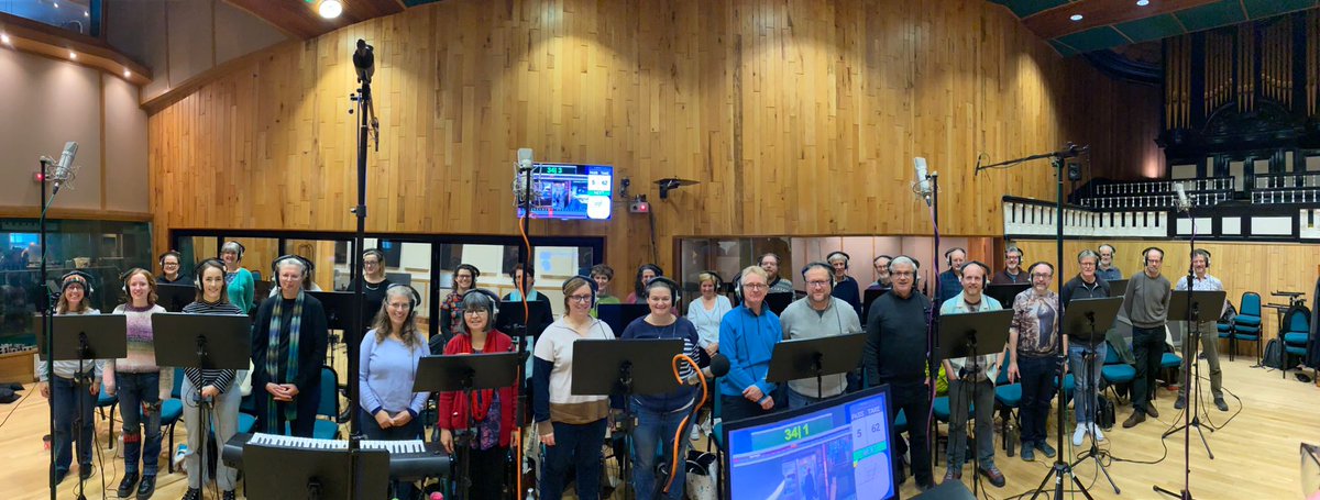 thechoir's tweet photo. Back in the studio today, this time for a top secret advert.
Rather than waiting until it appears on TV, why not come along and hear us live in our #SingChristmas concert in Highgate on 16 Dec...
https://t.co/l2IULZBZlF
#BusyChoir #VersatileChoir #LondonChoir #Singing https://t.co/b6Moqc2HF1