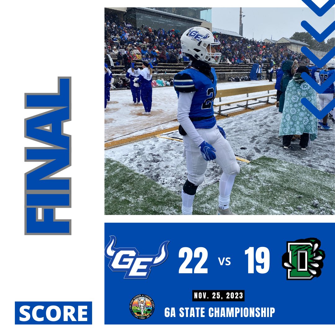 State Champions!! <a href="/GETrailblazerFB/">Gardner Edgerton Football</a> first time in school history!!