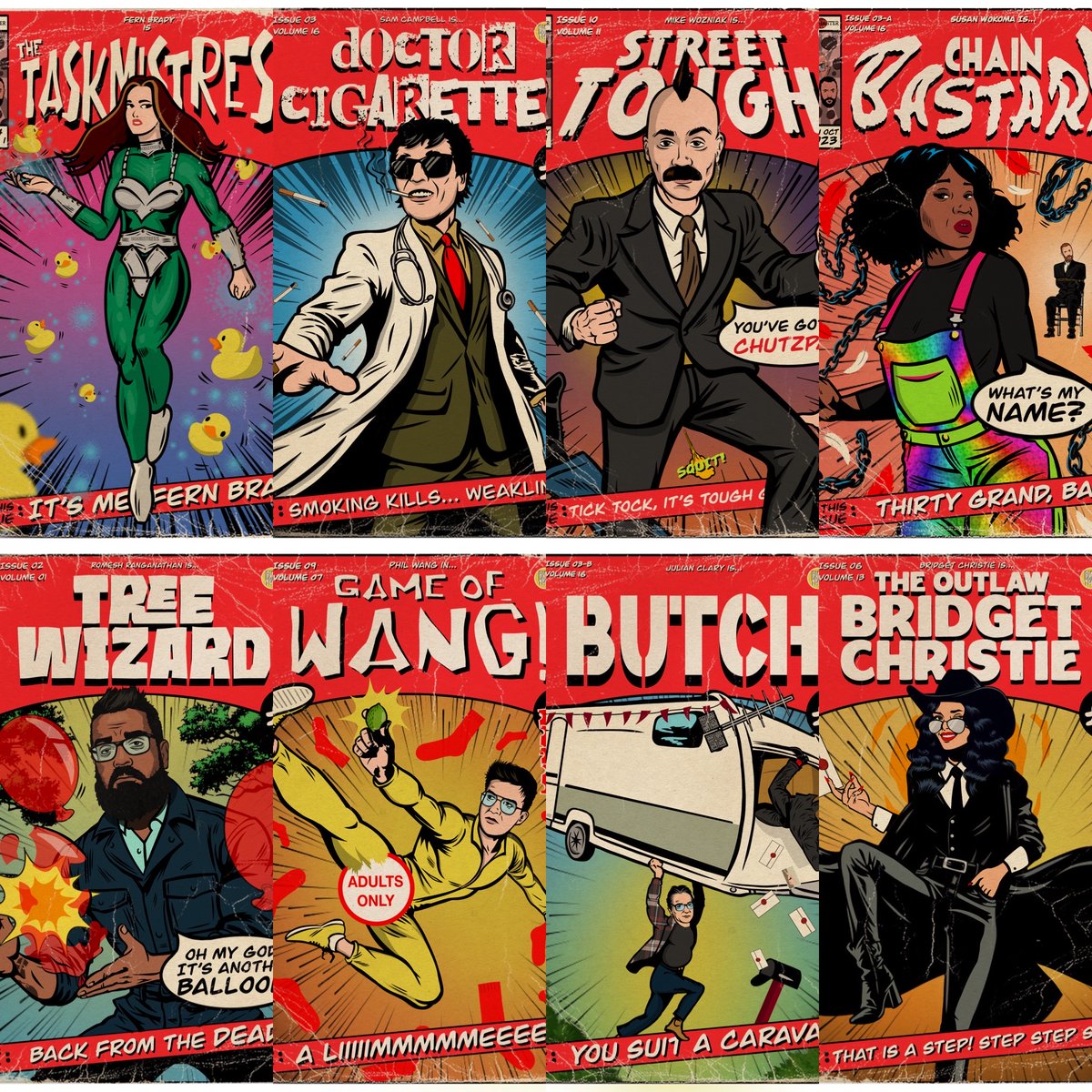 !GIVEAWAY!

Want to win your own pick of FIVE, (stop rubbing your eyes, it DOES say FIVE!), Taskmaster comic prints? 

RT this post to enter!

I'll pick a name on Wednesday!

richdonethis.bigcartel.com