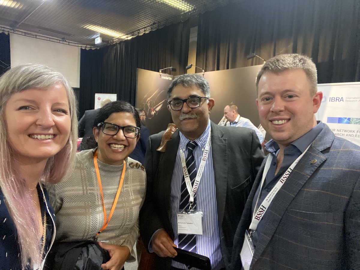 s2dnia's tweet photo. And of course some social scenes from #BSSHAutumn2023 meeting in Glasgow. Great to catch up with good old friends and meeting new ones 🤩 Nice mix of orthopaedic and plastic surgeons as well! #HandSurgery 
@WWLFellows https://t.co/qv9vZDX9Ny
