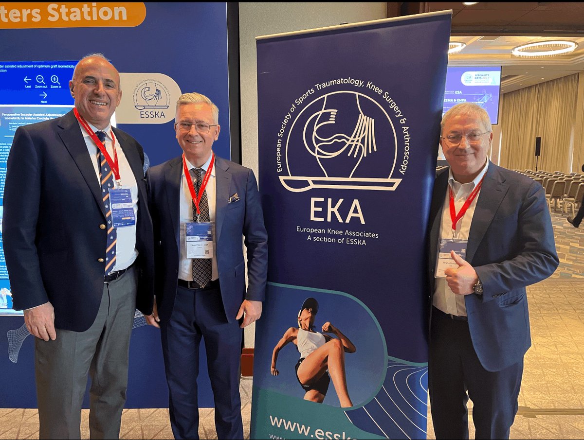 EkaEsska's tweet image. Excellent 2 days of the ESSKA Speciality Days 2023 in Warsaw. Over 600 delegates, with EKA leading in registrants. We discussed the role of AI, robotics and digital tools in knee arthroplasty with experts from all over Europe. See you in ESSKA2024 in Milan!

#ESSKASD2023 #knee