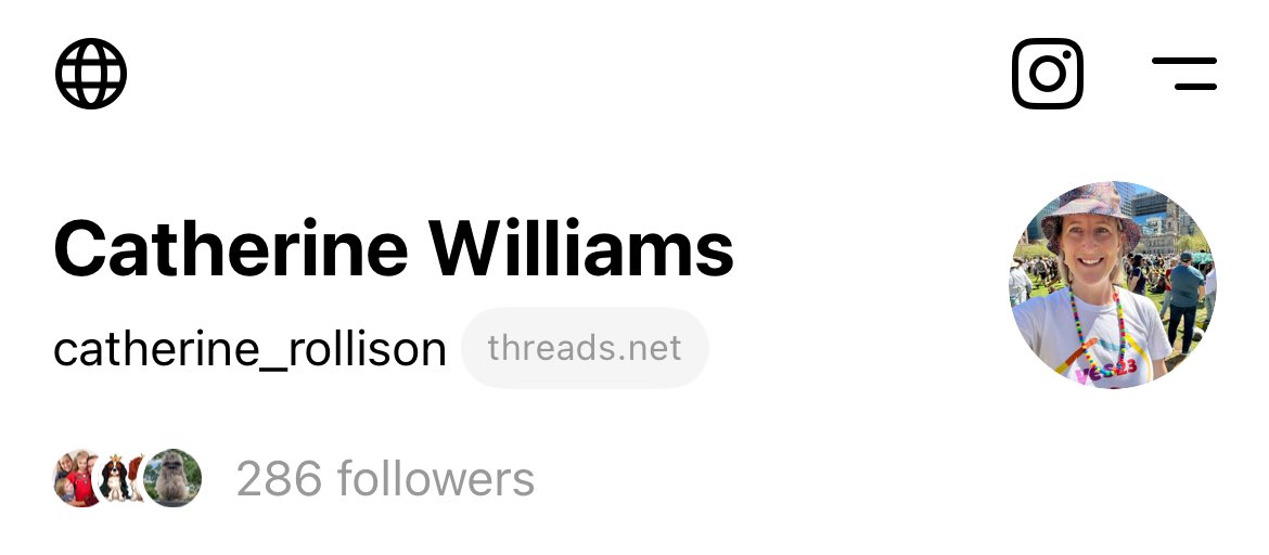 Catherine (Rollison) Williams tweet media