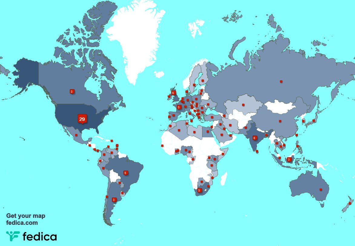 Special thank you to my 3 new followers from USA last week. fedica.com/!Mylove_PwCe