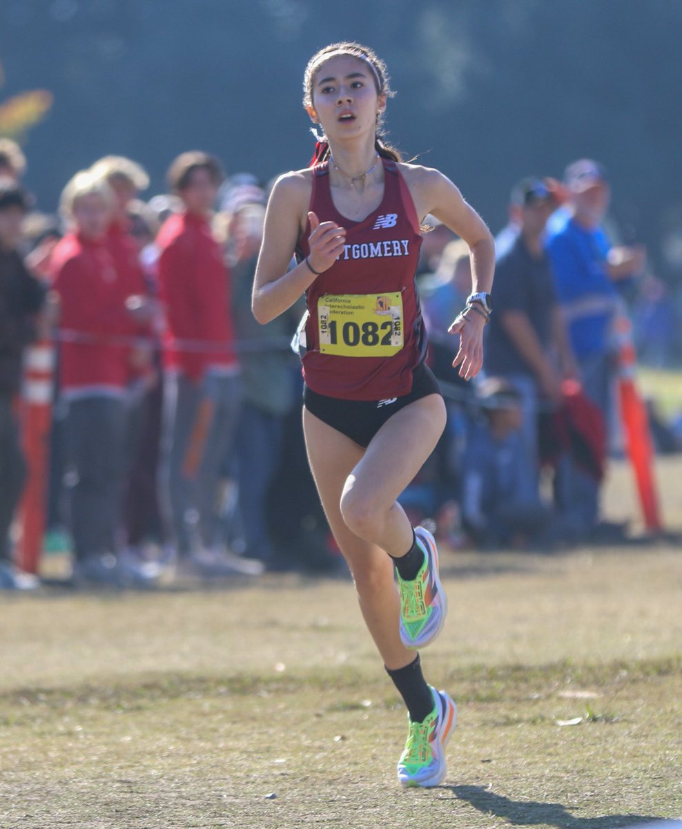 Hanne Thomsen of Montgomery of Santa Rosa wins D3 for the third year in a row at the California State Meet in a time of 17:10.2