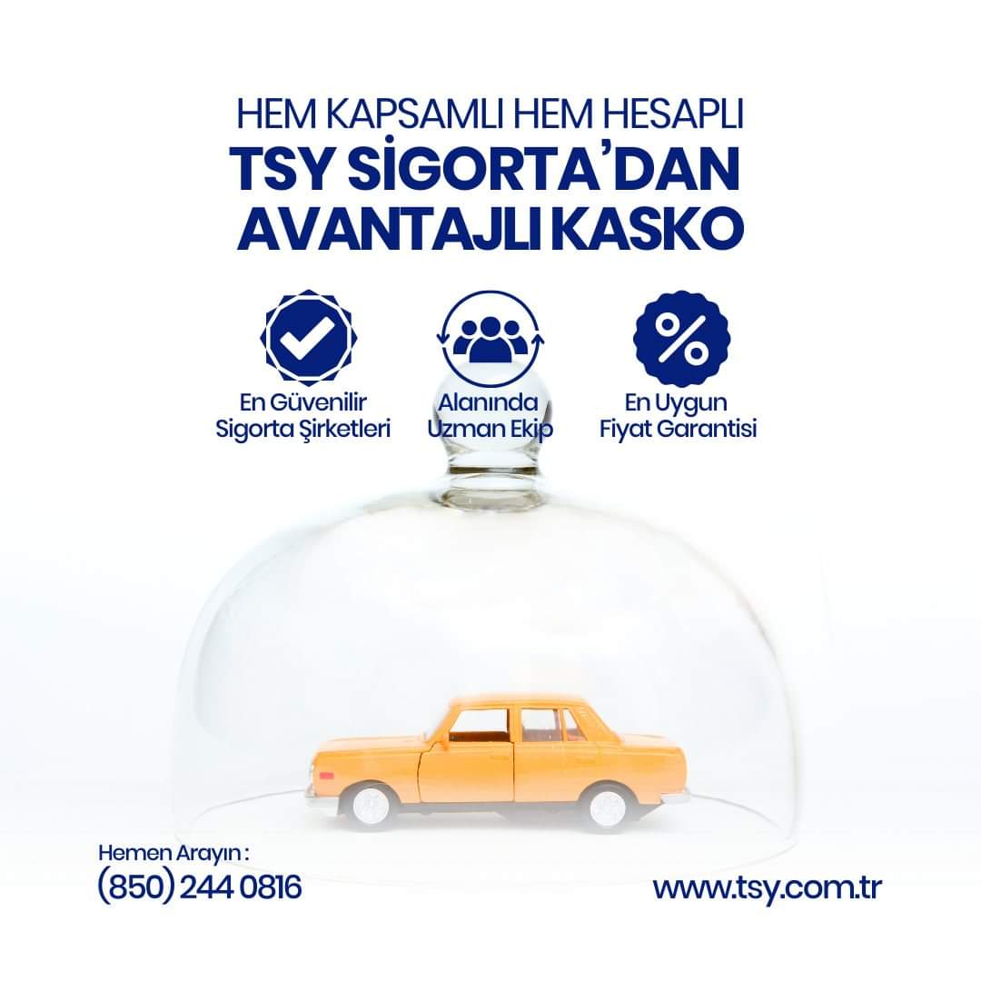 Hem Kapsamlı, Hem Hesaplı!
.
Detaylı Bilgi &amp; Randevu
📞 0850 244 0816
🌐 tsy.com.tr
📌 Piremir Mah. Teleferik CAD No 12/A Yıldırım/Bursa (Işıklar Askeri Lisesi Karşısı A101 Yanı)
.
.
.
.
.
#TSYSigorta #Sigorta #Dask #Kasko #Trafik #KonutSigortası #TamamlayıcıSağlık