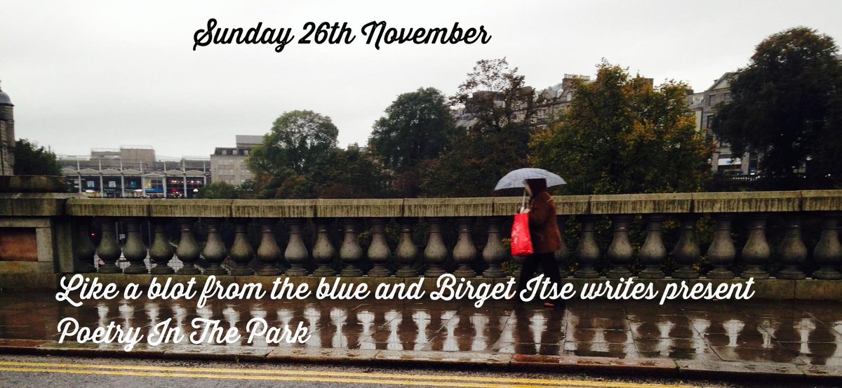 HaworthH's tweet photo. Poetry in Union Terrace Gardens, Aberdeen, tomorrow, outside Common Sense Cafe (or inside if weather demands).  Begins at 1pm.  I'm early in the running order, so please be there on time for the start! #newriters https://t.co/14epdwov9u