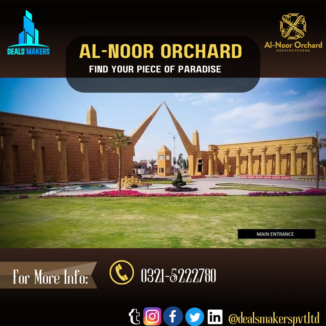 DealsMakerspvt's tweet image. The West Marina Grand Ballot is set to take place today!
Stay tuned to experience the live revealing of “West Marina” a largest project by Al-Noor Orchard!

#AlNoorOrchard #WestMarina  #DevelopingBetterLifestyle #Balloting #WestMarinaBalloting #GrandBalloting #DealsMakers