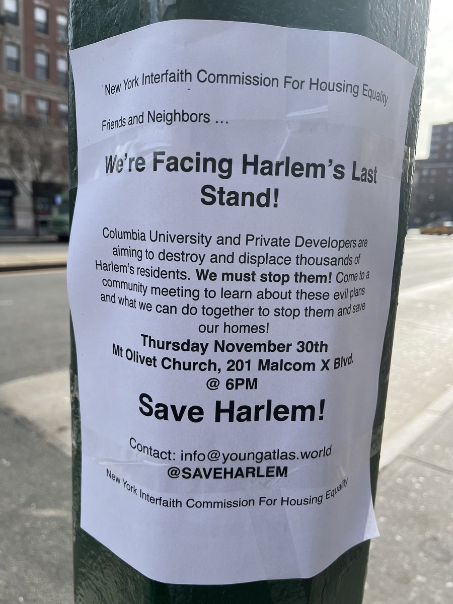 Save Harlem.