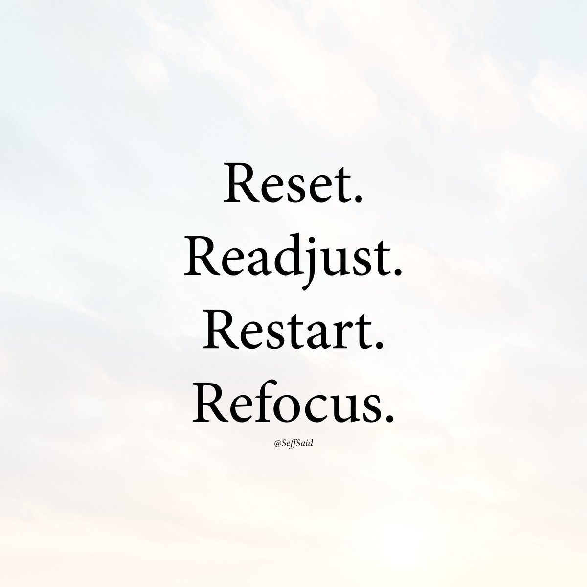 Do this every morning