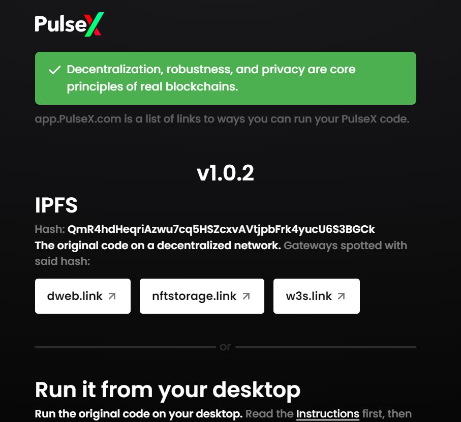 Cryptoinfo1122's tweet image. Wat? #PulseChain 

How to use #Pulsex Now on #PulseChain 

Frontend not Working!!

#HEX #PLS #PLSX 
@yourfriendSOMMI @KatieePCrypto