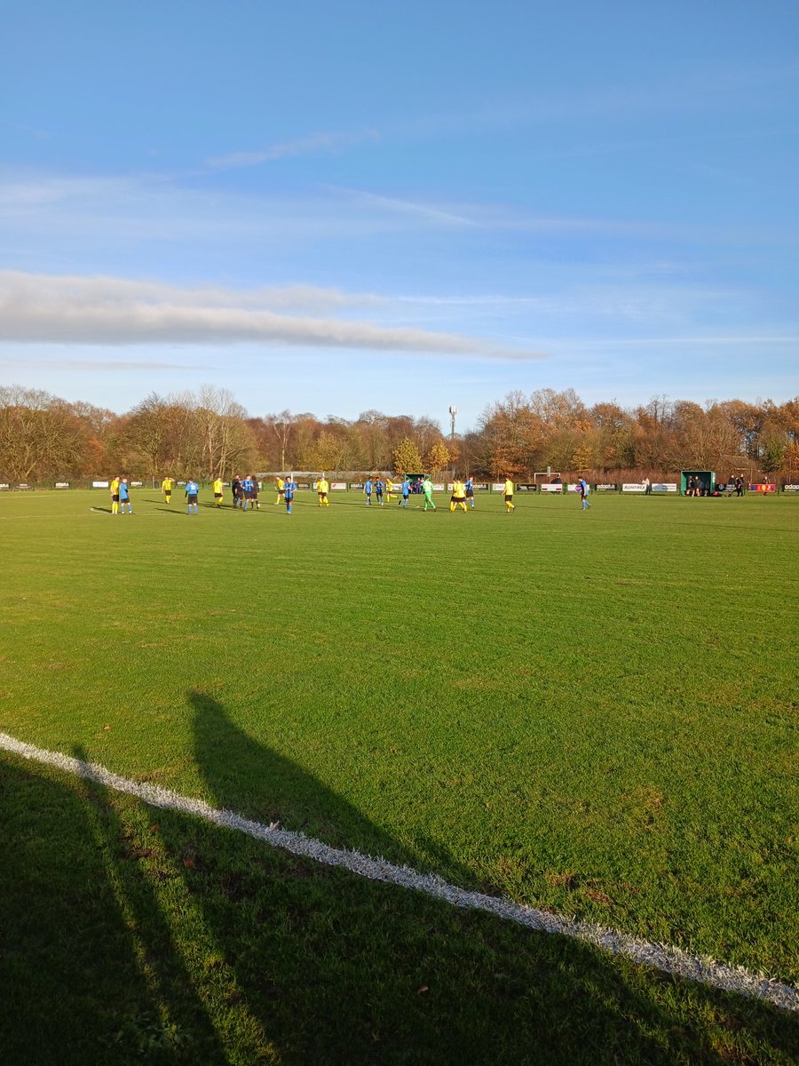 Watching @afc_knowsley vs @thegreylambs #football #grass