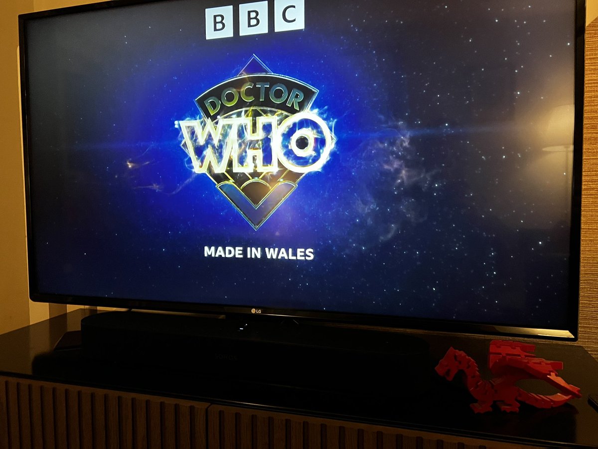 I work in telly, I could have viewed it already, but I’ll be watching tonight’s #DoctorWho like the good Lord Russell intended. #MadeInWales