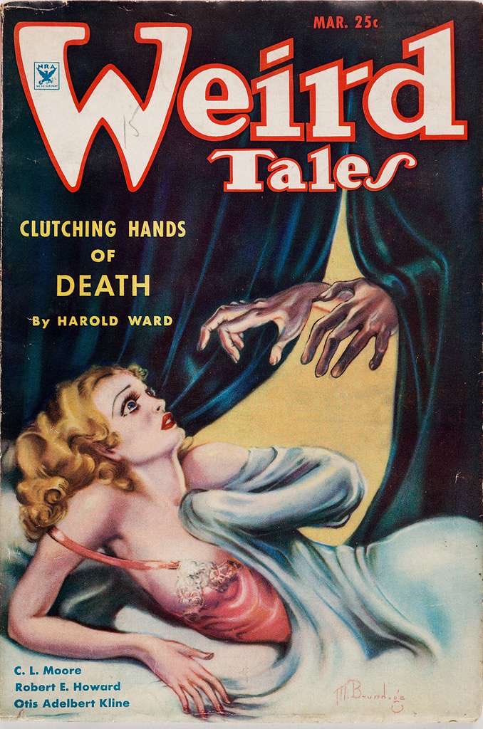Weird Tales, March 1935. 🎨: Margaret Brundage. 🏷️ 👐 #magazinecovers
