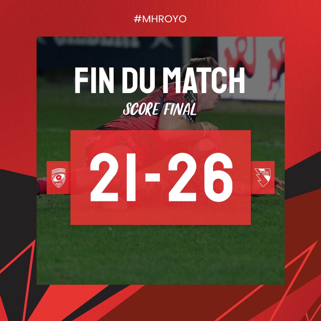 🏁 𝗙𝗜𝗡 𝗗𝗨 𝗠𝗔𝗧𝗖𝗛 I #TOP14 #MHROYO #TOUSOYOMEN