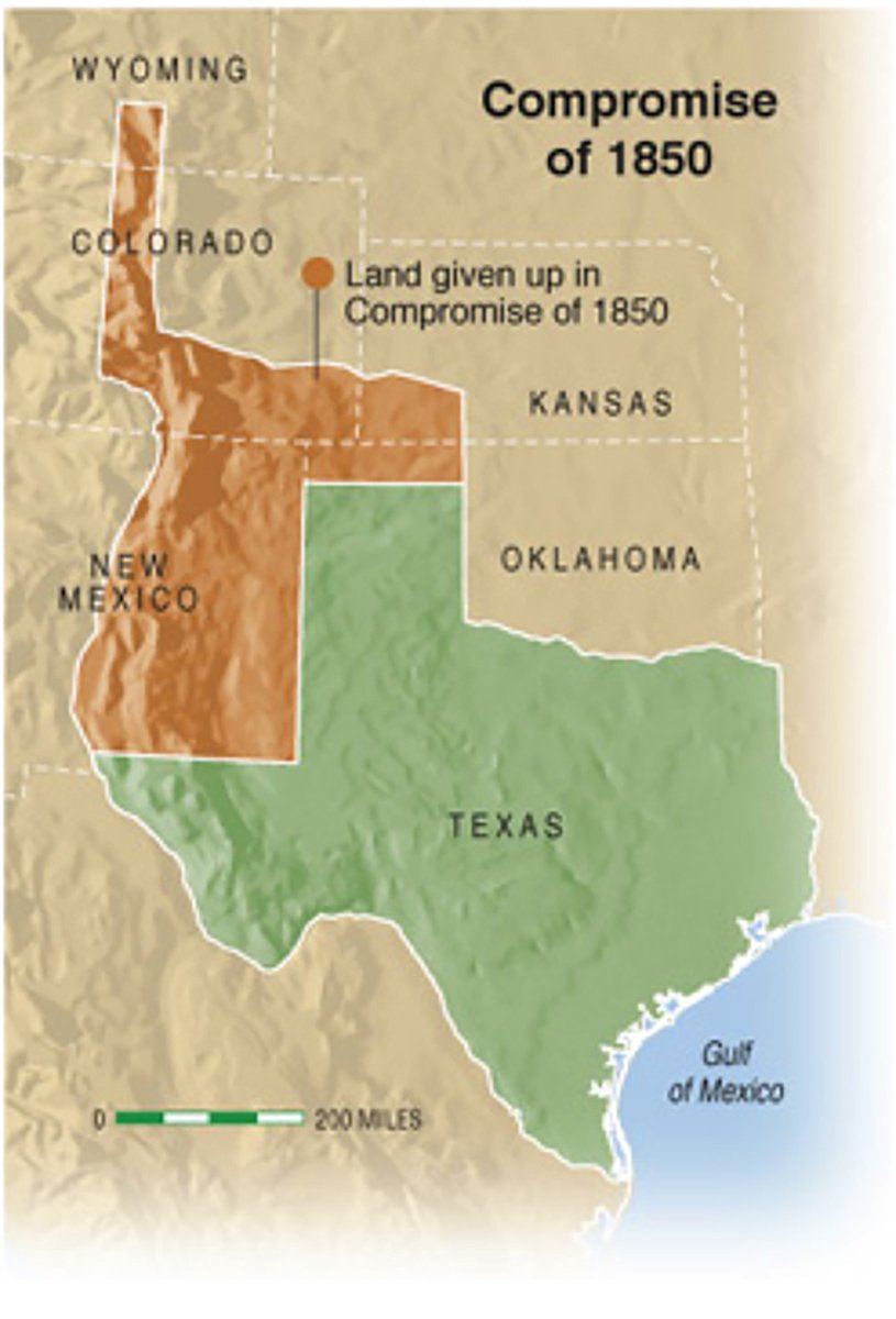 The Arcane Texas Fact of the Day:

173 years ago today, back in 1850, the state of Texas suddenly got a lot smaller when it agreed to give up its claim to hundreds of millions of acres of land in New Mexico, Colorado and Wyoming in what's called the Great Compromise of 1850. What