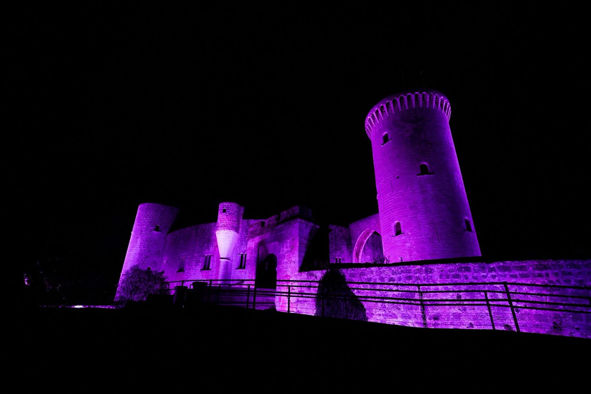 🟣 Avui el Castell de Bellver s'il·lumina de color morat pel Dia Internacional de l'Eliminació de la Violència contra la Dona. 

-----

🟣 Hoy el Castillo de Bellver se ilumina de color morado por el Día Internacional de la Eliminación de la Violencia contra la Mujer.