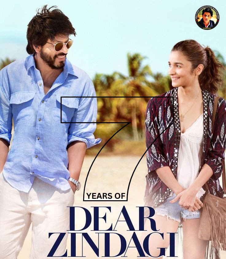 Love you Zindagi❤️ #7YearsOfDearZindagi 🌟
#ShahRukhKhan𓀠