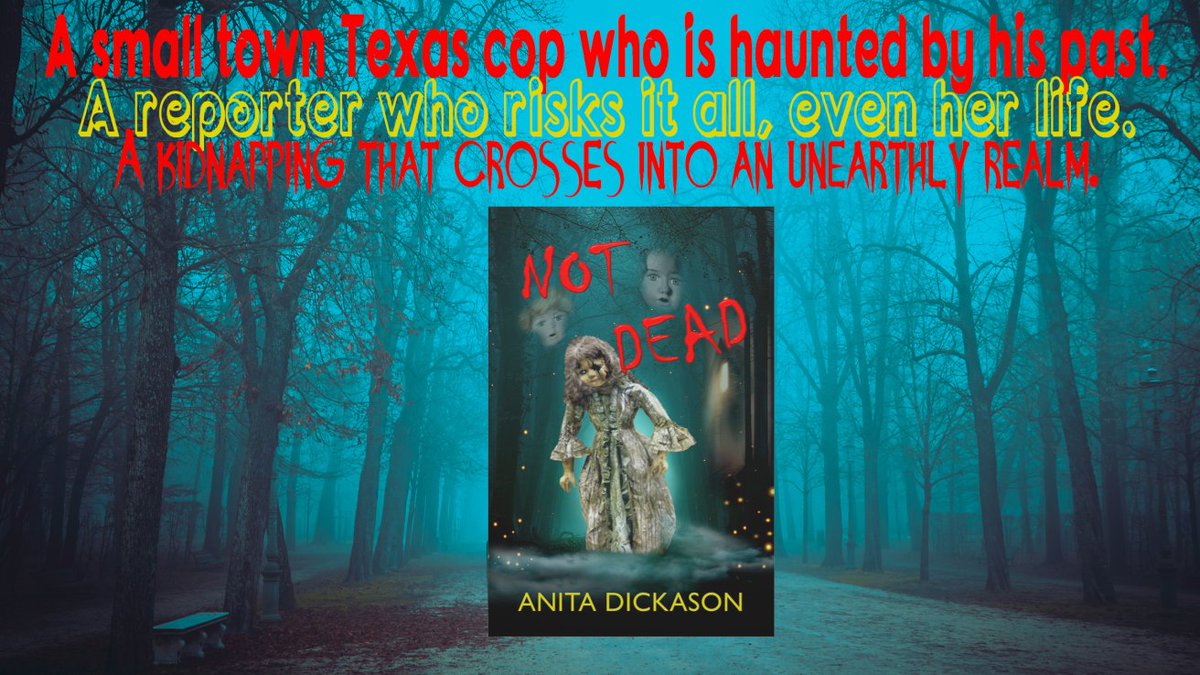 #RT @anita_dickason NOT DEAD “The story pulled me in within the first few pages.” amazon.com/Not-Dead-Anita… #Mystery #writers #bookboost #CrimeFiction #paranormal #supernatural #thriller #SupernaturalMysteries #KidnappingThrillers #ParanormalSuspense #suspense