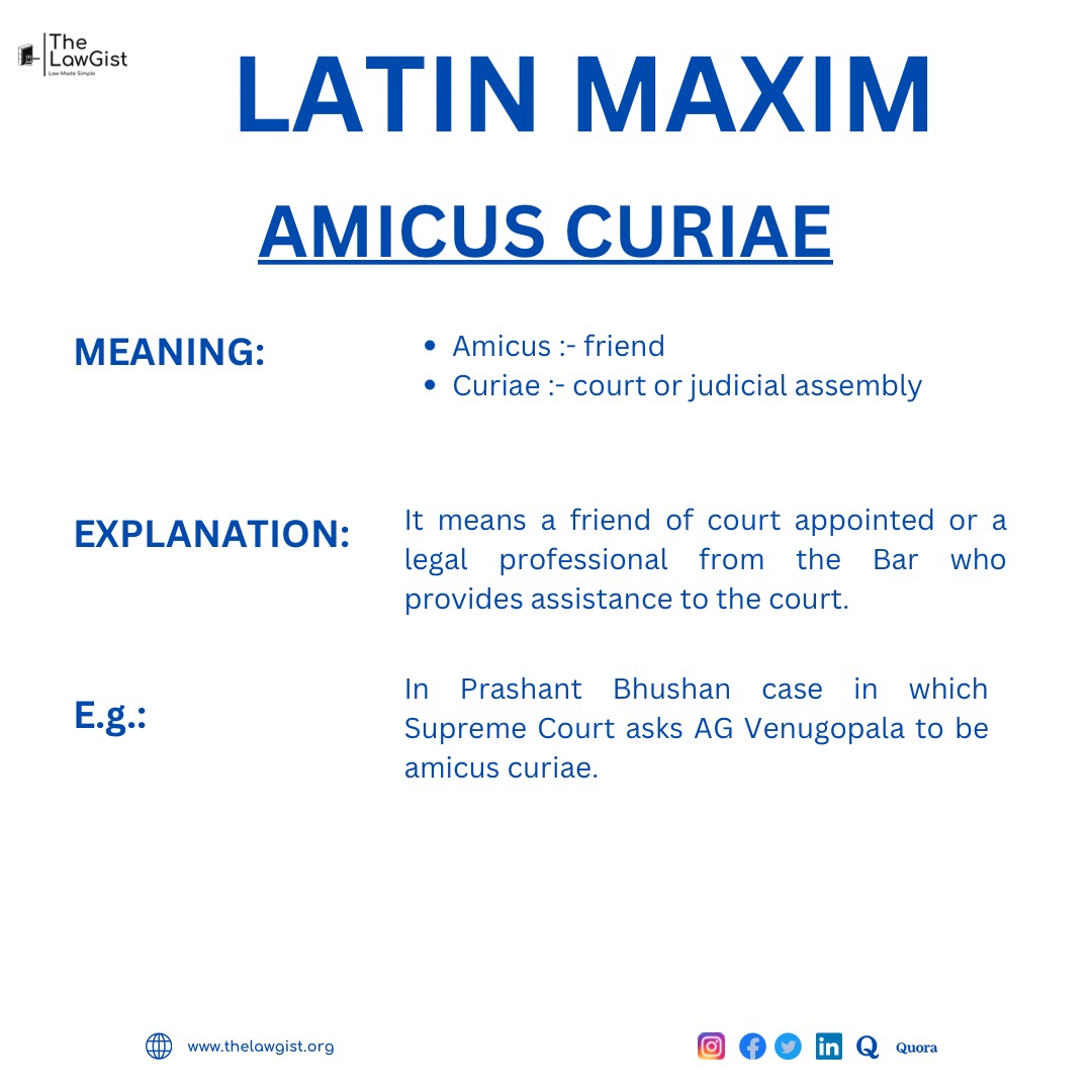thelawgist's tweet photo. Amicus Curiae: The voice of justice speaks through trusted friends.
Read More Maxims- https://t.co/JtpSIcRY25
๐โ๏ธ #AmicusCuriae #JusticePrevails #LatinMaxiums #Law #SupremeCourt #LegalAwareness #CourtRoom #LatinContent #TheLawGist https://t.co/ekUBfLirco