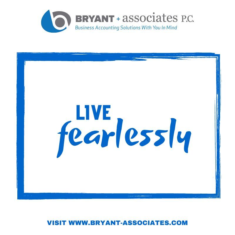 BryantCPA's tweet photo. #saturday #weekend #CPA #lnk #accounting #bookkeeping #payroll #tax #smallbusiness #smallbiz #entrepreneur #bryantassociates #livefearlessly #fearless #fear https://t.co/K19w2XPanJ