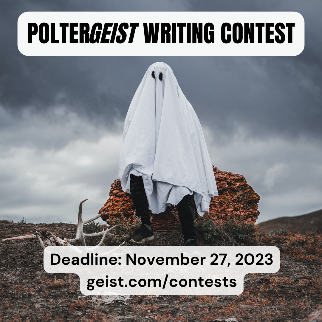 CLOSING MONDAY: There’s still time to submit a spooky tale to our PolterGeist Writing Contest! Max. 500 words, fiction and nonfiction approaches are welcome. Open to Canadian and international entrants. Deadline: Monday, 27 November at 11:59 pm PST geist.com/contests