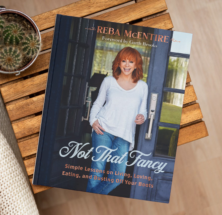 reba's tweet image. Did you know it&apos;s #SmallBusinessSaturday? Pick up a copy of my new book #NotThatFancy at your local independent book store. It&apos;s the perfect holiday gift!