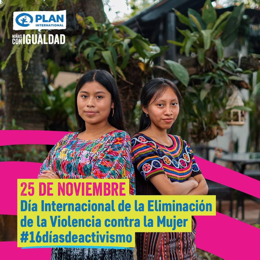 La violencia basada en género afecta de manera desproporcionada a las niñas y a las mujeres.

¡Las niñas y mujeres deben vivir en entornos seguros y libres de violencia!

#16díasdeactivismo