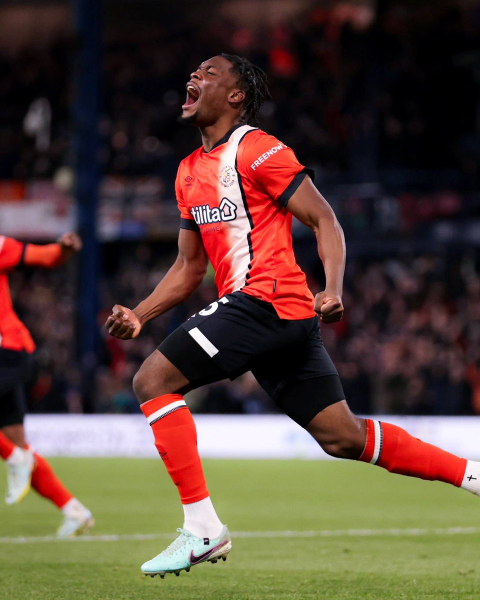 Teden scores his first goal for Luton Town, and the team get their first Premier League win at Kenilworth Road. 

It’s been a great day.