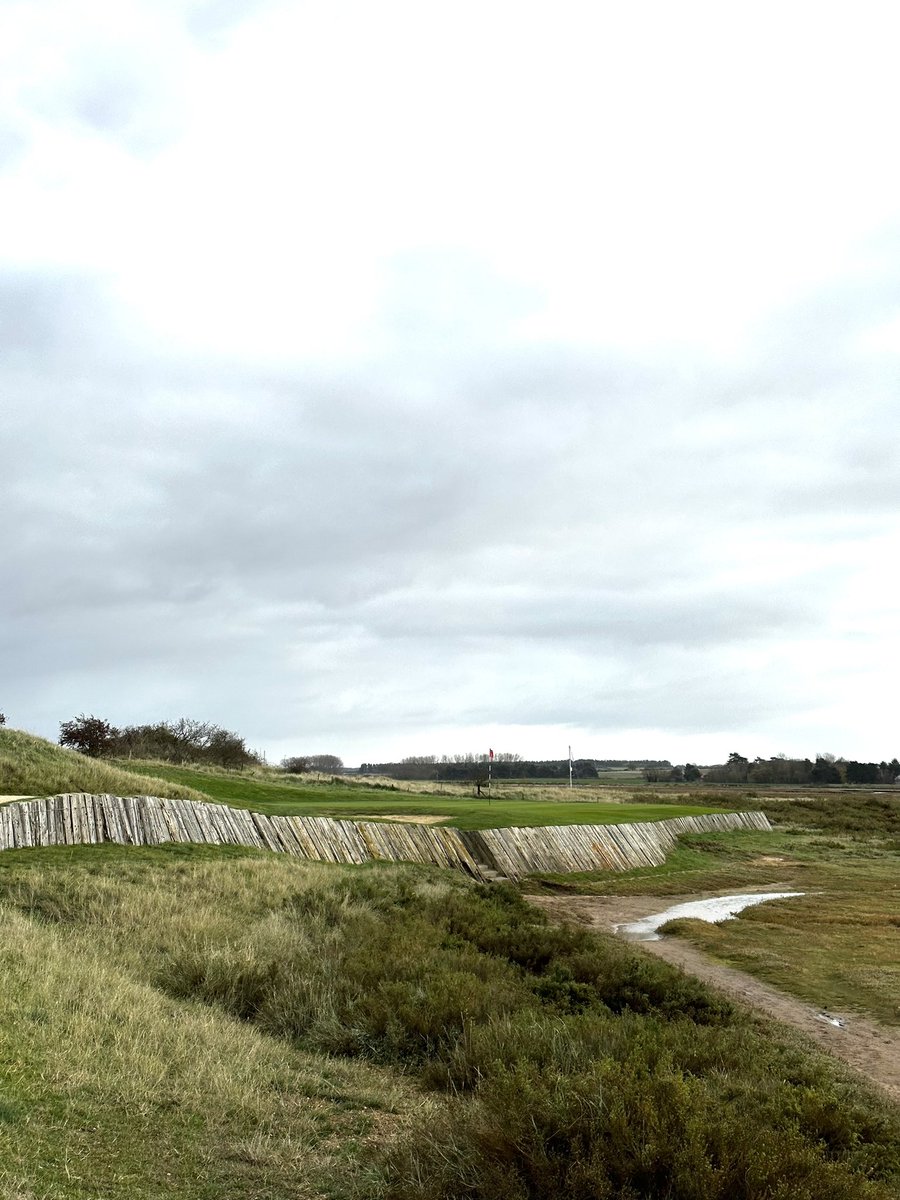 Day out at Royal West Norfolk yesterday. Stunning golf course and one of the most unique experiences in golf for me. Weather was brutal so it was a case of strap in and hold on but I think when the wind isn’t blowing you away there’s one of the best strategic tests here