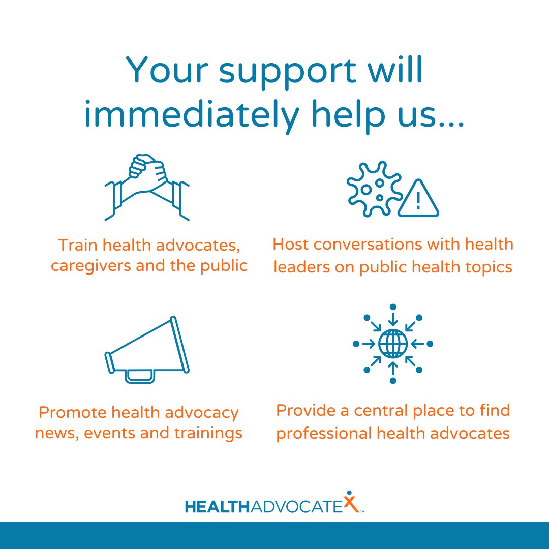 Join us in creating a healthier future. Your donation this Giving Tuesday allows us to support important public health topics and matches people with health advocacy resources, offer tools, and host vital conversations. #SupportHealthAdvocacy