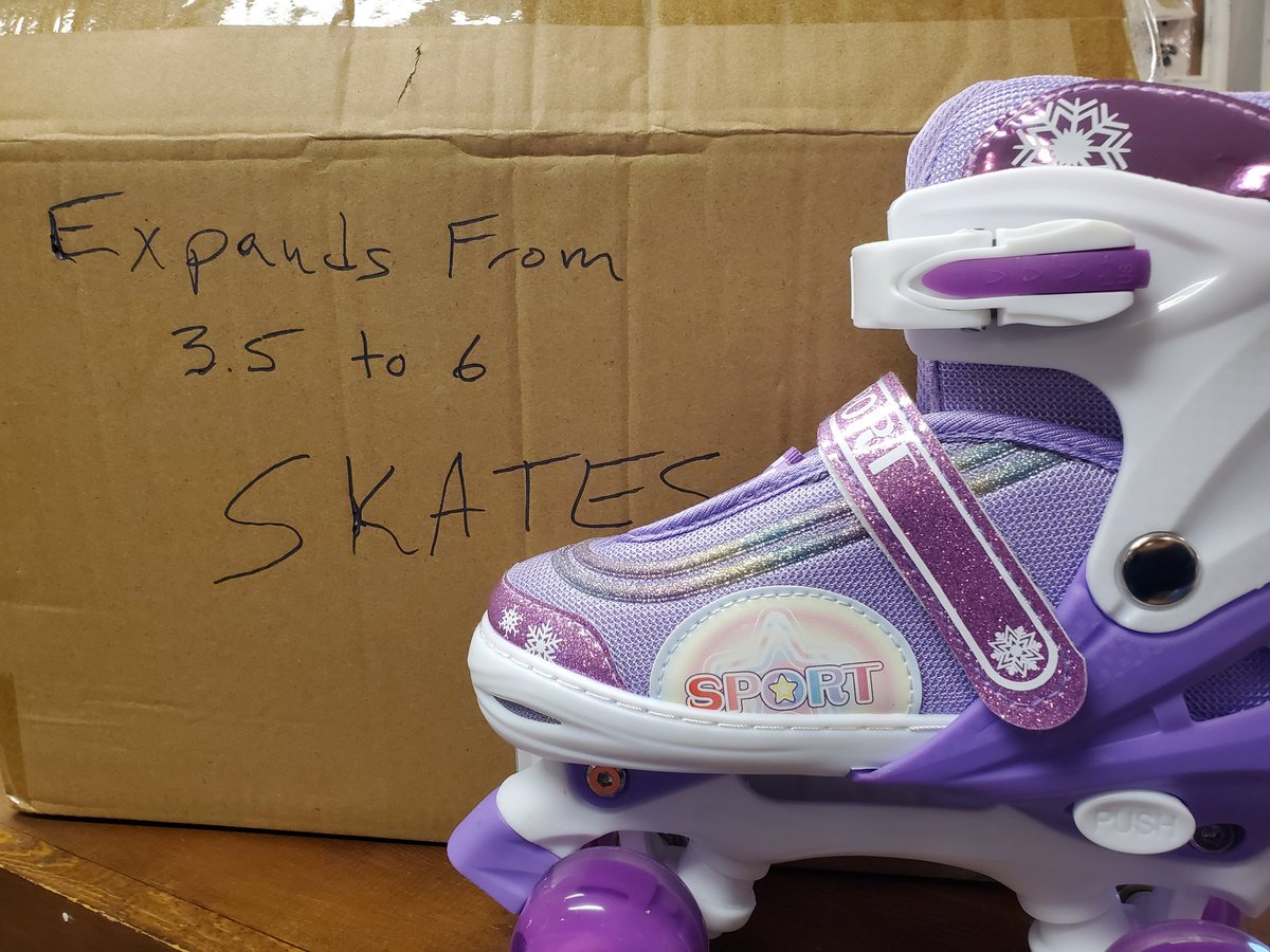 Child's skates at Bin Fever!  ONLY $18.99!!  Come on into Bin Fever today.