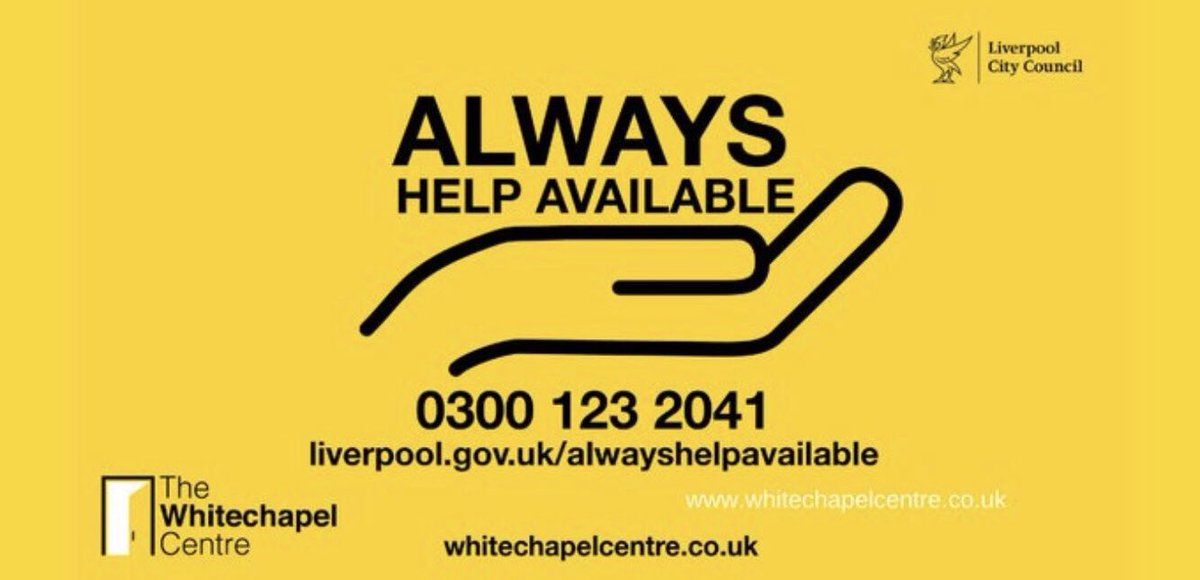 Low temperatures mean that Liverpool’s Severe Weather Emergency Protocol (SWEP) will be in action again tonight.

If you see anyone #roughsleeping, please call our outreach team on the 24/7 helpline 0300 1232041.

#AlwaysHelpAvailable #Liverpool #endhomelessness #SWEP
