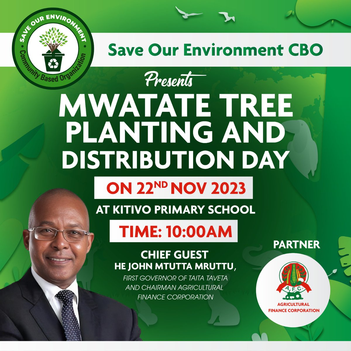 OurCbo's tweet photo. Jaza Miti Campaign. Target 15 billion https://t.co/LffH5YPtgG
