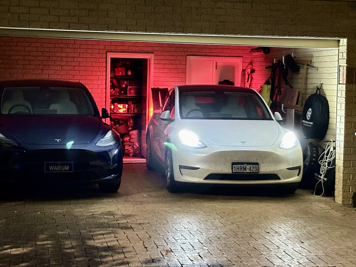 harald_murphy's tweet photo. #AUSYtour #AUSYHotLap
@Tesla @TeslaAUNZ #ModelY
Day 10
Arrived #Perth #WesternAustralia after traveling 270km from #Merredin. Efficiency 149Wh/km. Charging at home on a Type 2 AC charger.

Day 10 total 1,649km
Tour total 13,554km

Tour complete. https://t.co/W0VcSeSgNn