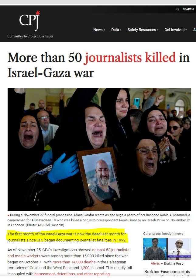 Anandstweets's tweet photo. @m7mdkurd @pressfreedom shame on you; you know who is the main journalists-killer this year *though outside your data collection window & method in which you count per country, not per perpetrator*
Yet present on your website: Israel in occupied/besieged Palestine & Lebanon.#ImpunityIndex https://t.co/lTpeUHDLZI
