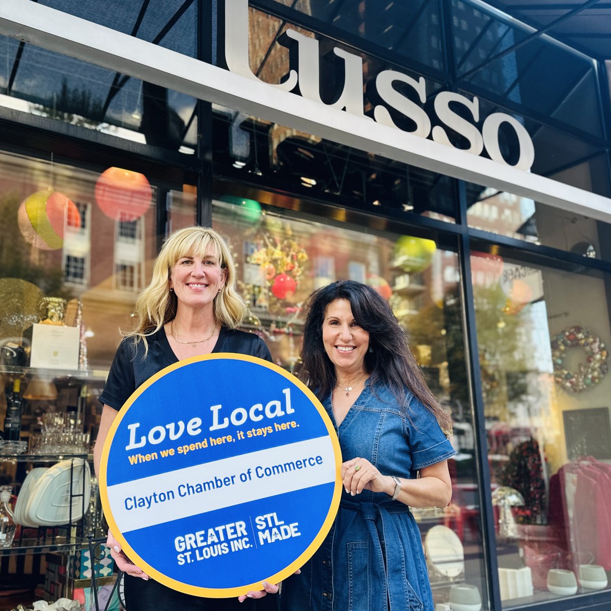 🎁SHOP SMALL STL — “We want to make sure people across the 15-county bi-state St. Louis metro know that when we spend here, it stays here,' said Greater St. Louis, Inc. CEO @JasonHallSTL. 🔗lussotheboutique.com #STLMade
