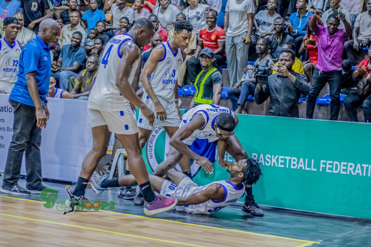FT Rivers Hoopers 77 Nigeria Customs 57 Rivers Hoopers are Champions of the #PBLFinal4 They get the sole ticket to the @theBAL Congratulations, KingsMen.