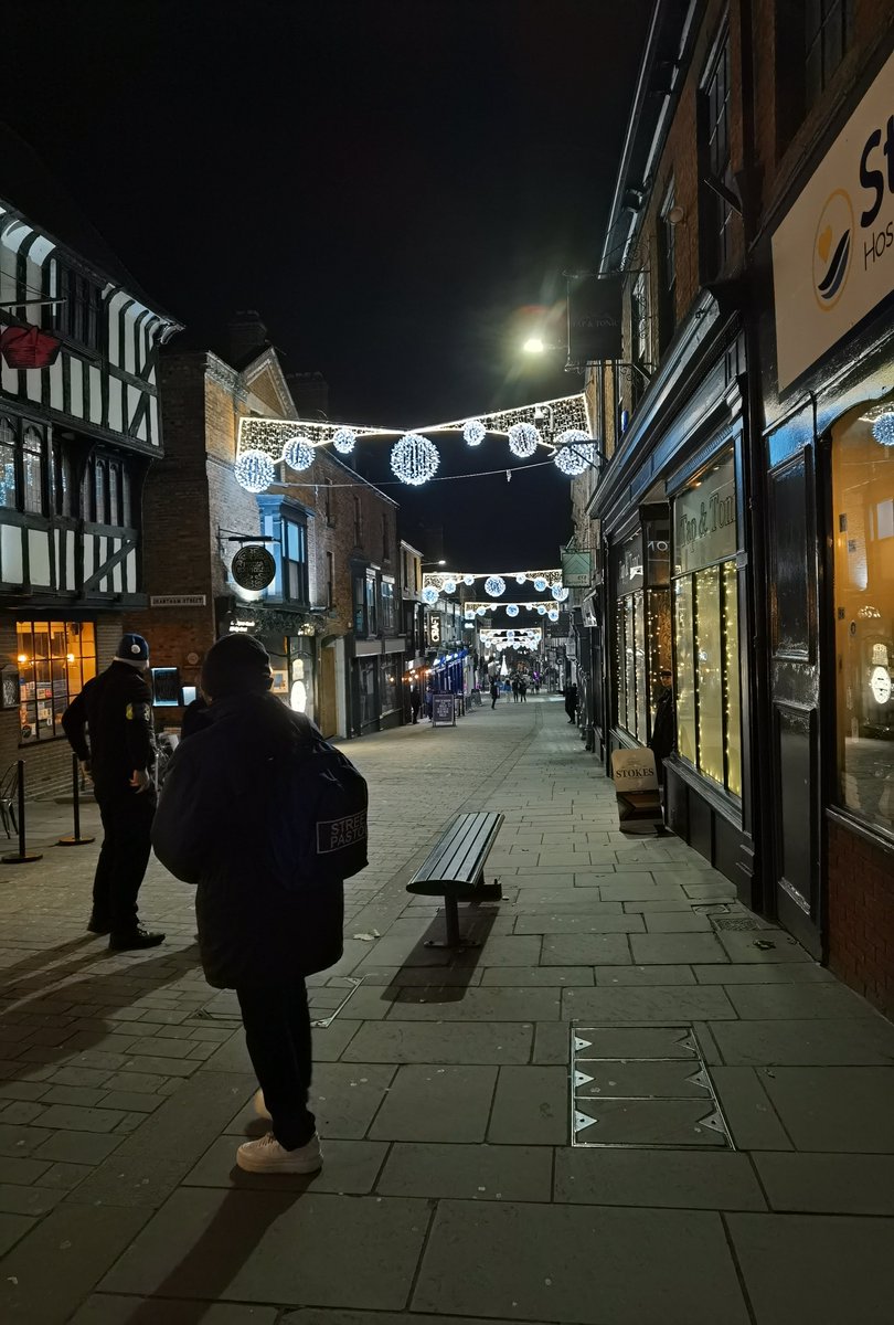 A cold &amp; moonlit night out there in Lincoln (just like last night!) so warm the hearts of Lincoln Street Pastors and say Hi when you see us... if you need someone to listen, help, care then just stop and ask because just like when Rudolph was asked to help it brightens our night!