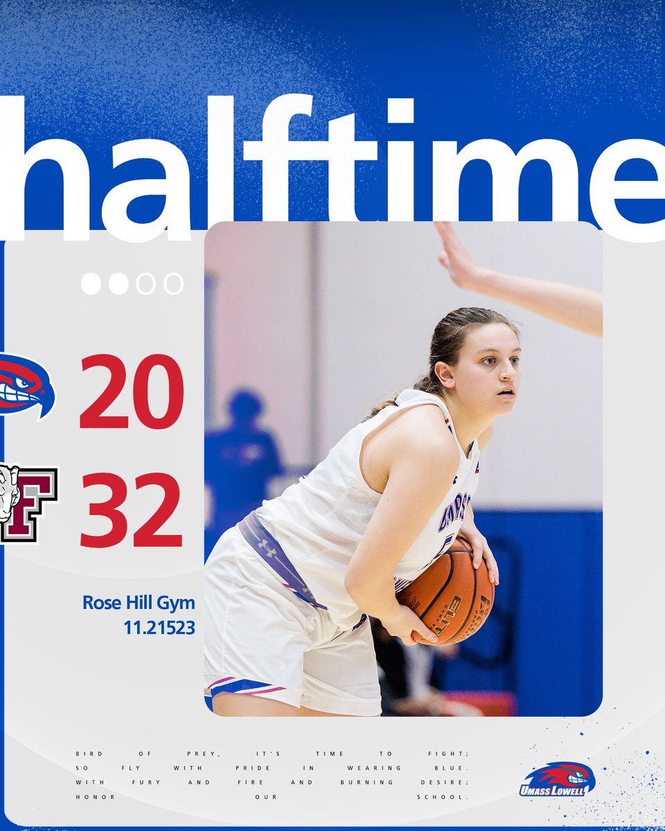 RiverHawkWBB's tweet photo. At the half. Abbey leads the team with 8 points on 4-8 shooting. Syd Watkins with 5 rebounds
#UntiedInBlue | #AEHoops https://t.co/1rrPKTXJq0