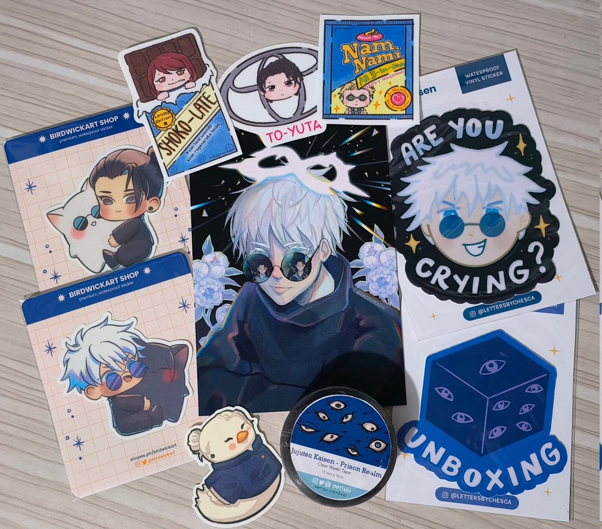 takomochichi's tweet photo. #Paskomiket2023 haul
tysm amazing artists ✨ @aeriuu @holograpeach @geekyghostph @kassiocoralov @birdwickart @lettersbychesca @sappaceal @ilyarawan 🫶🏻🫶🏻
Until next time 💸 https://t.co/xUCgtRiDXS
