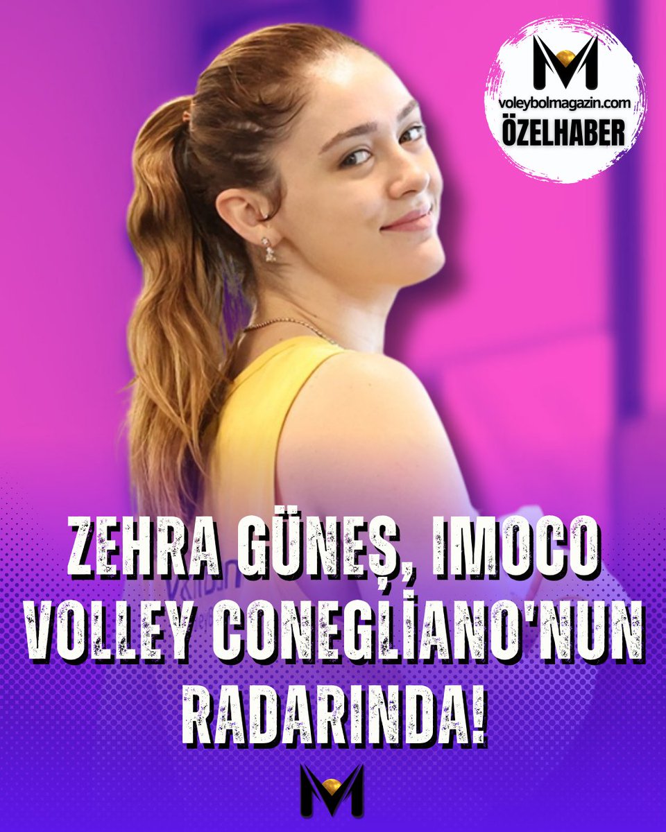 voleybolmagazin's tweet photo. 🚨 Zehra Güneş, Imoco Volley Conegliano'nun radarında 📡

▶️ Voleybol Magazin | ÖZEL HABER

Detaylar için ⤵️
🔗 https://t.co/fj8eNgtNSC