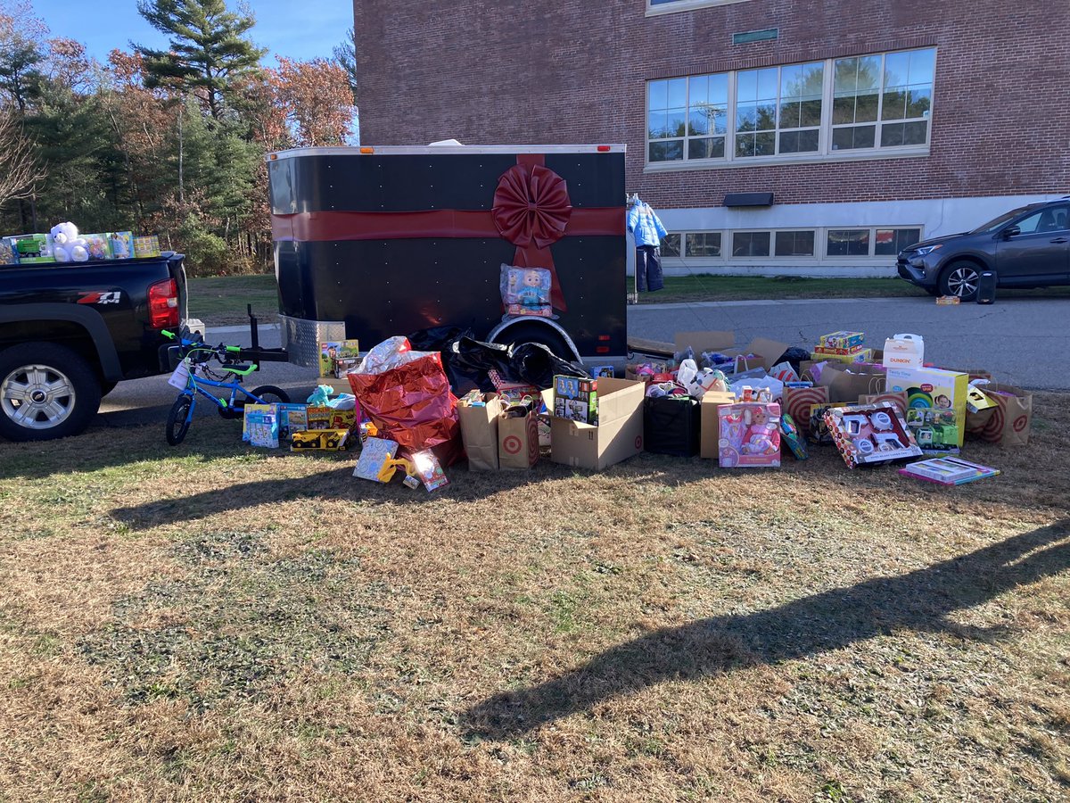 Thank you to all that came out to support the toy drive.  Ryder along with <a href="/NortonMaPolice/">Norton Police Dept.</a> Officer Chris “Kringle” assisted.