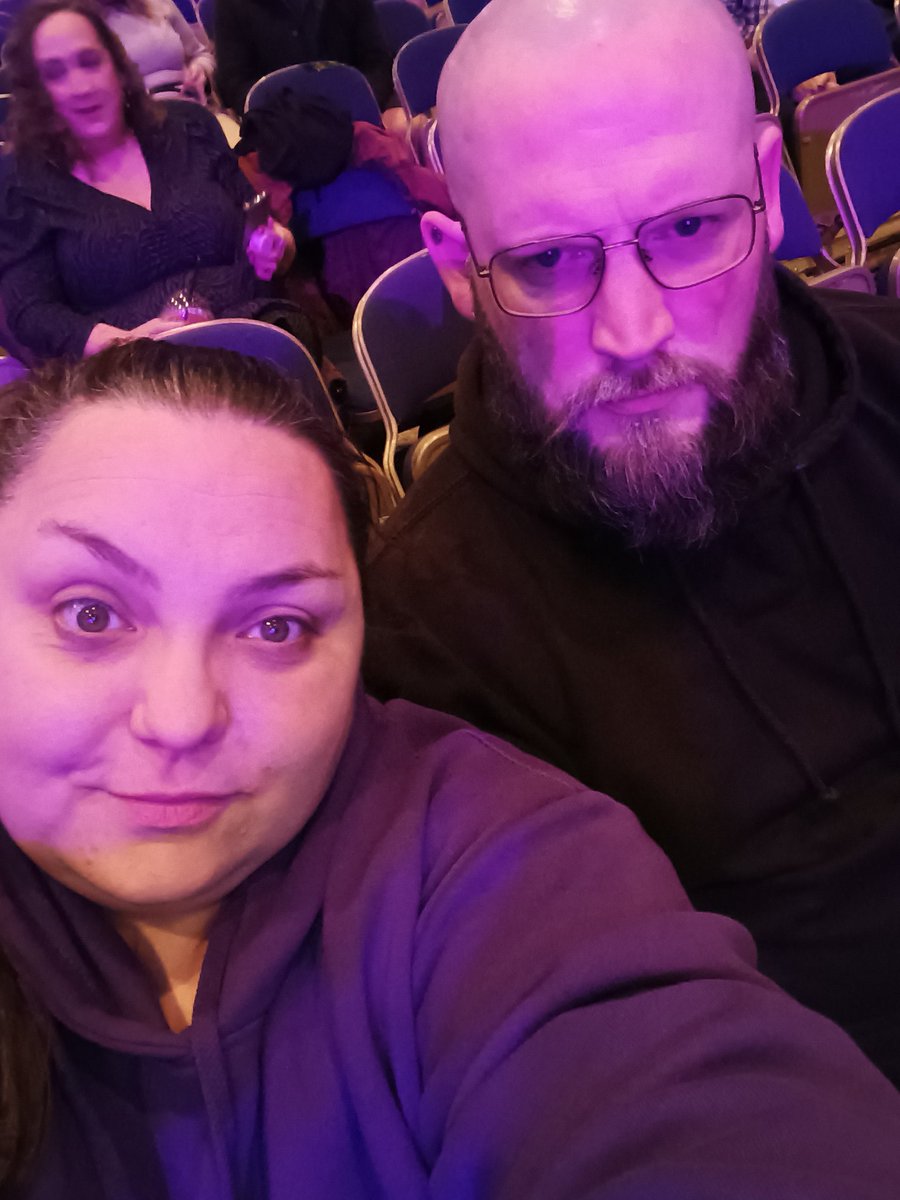 Ollie looks impressed that I've dragged him to #smacardiff  he is calling me a thundertwonk.