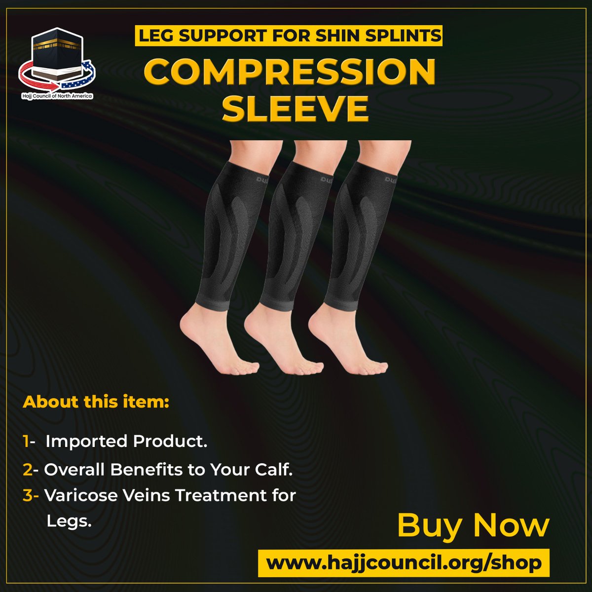 Hajj_Council's tweet image. Walk with ease on your sacred journey! 🕋✨ Our Compression Sleeves are your perfect companions during Hajj and Umrah, offering effective calf muscle stability. 

Get Yours Now: amzn.to/3L17O1F

#HajjWalk #UmrahEssentials #PilgrimageGear #CompressionSleeves #Comfort