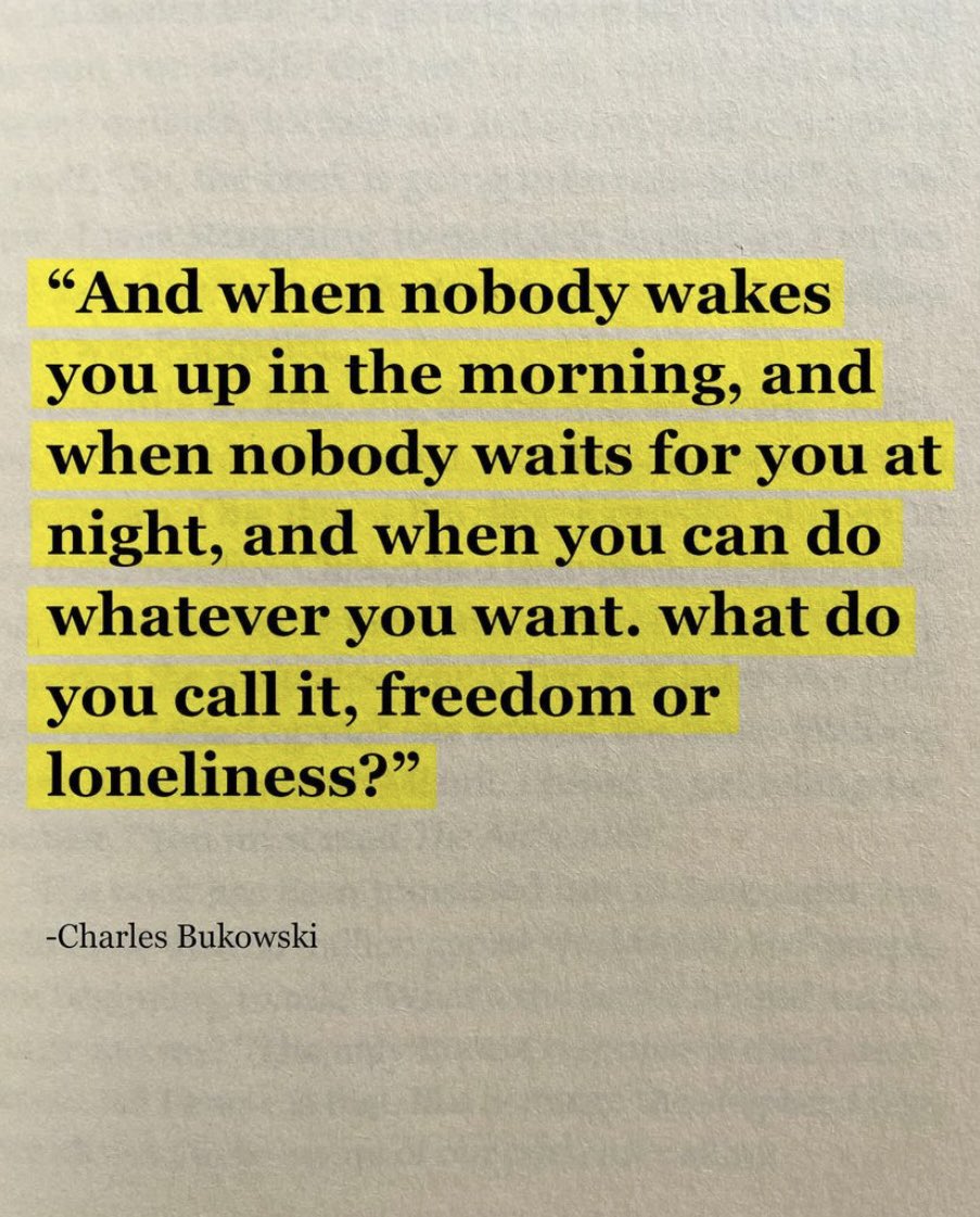 Marc_Player's tweet image. Freedom or loneliness?
