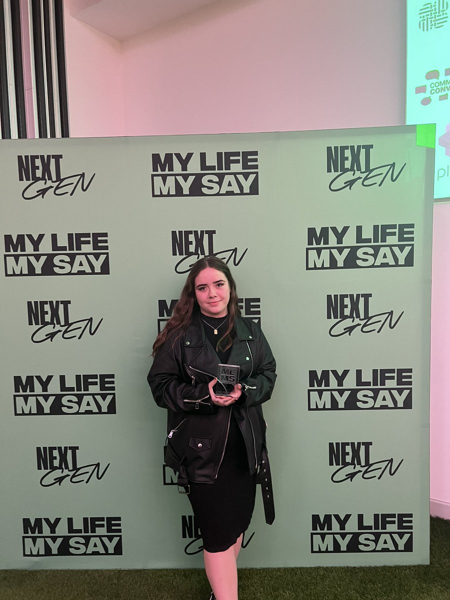 Olivia Clarke (she/her) (@olivialacey2) on Twitter photo Delighted to be <a href="/mylifemysay/">My Life My Say</a> ‘s first recipient of their ‘Changemaker of the Year’ Award 2023🙌🏼 
Appreciate everyone’s support💚 Delighted to be <a href="/mylifemysay/">My Life My Say</a> ‘s first recipient of their ‘Changemaker of the Year’ Award 2023🙌🏼 
Appreciate everyone’s support💚